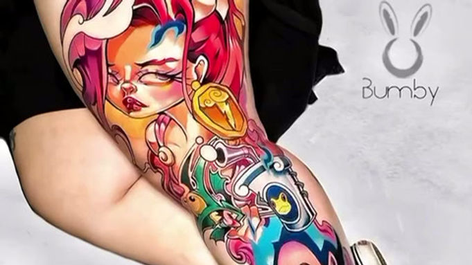 Tatoueuse Carpentras 84. Bumby Tattoo